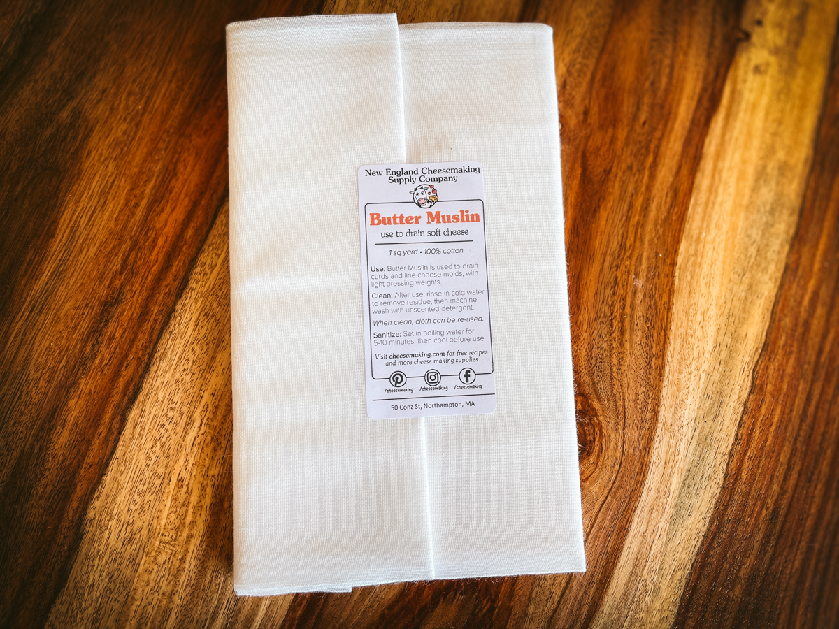 Cultures for Health Butter Muslin, Fine-Weave Cheesecloth - Azure Standard