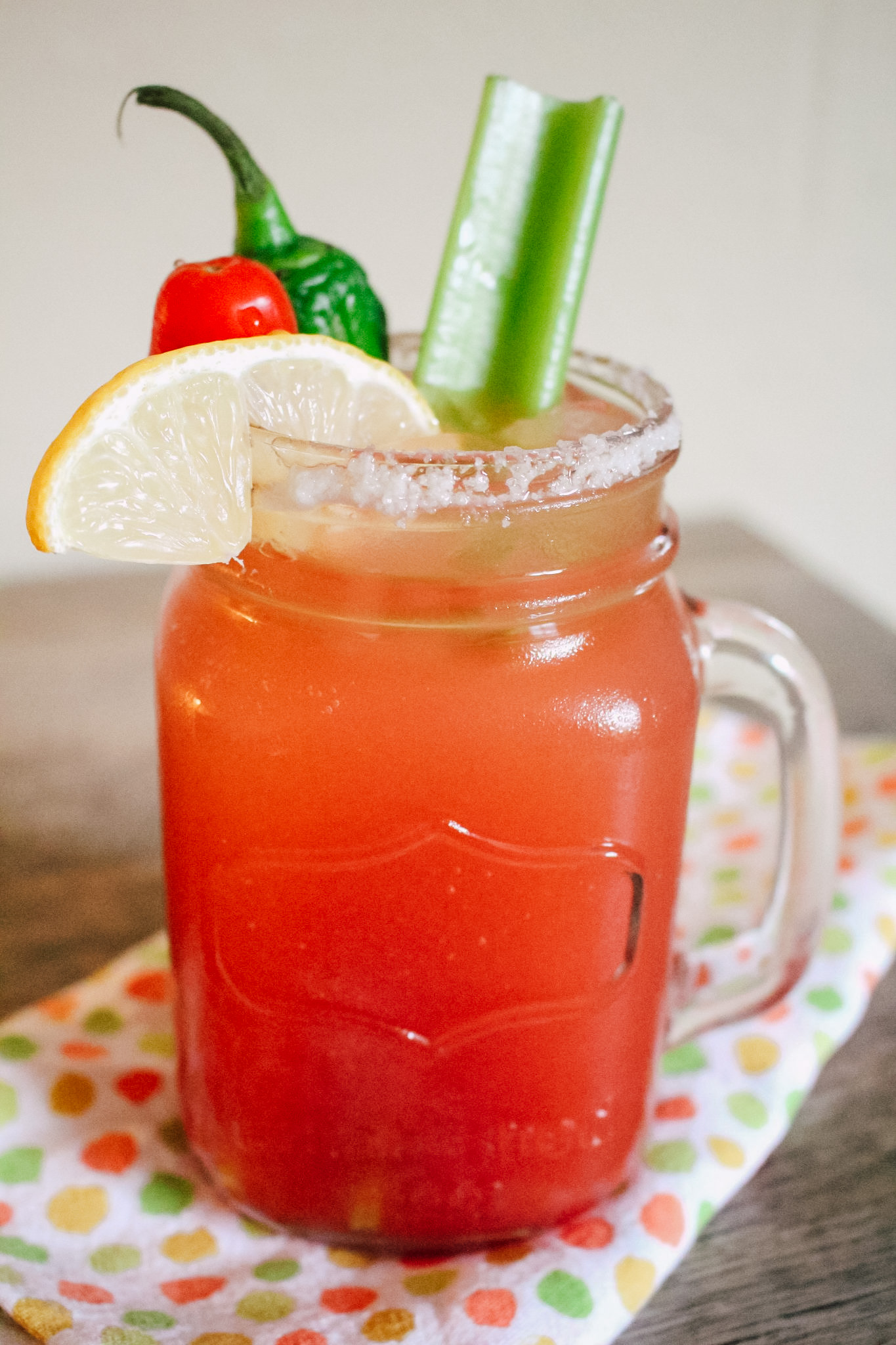 Traditional Bloody Mary Mocktails