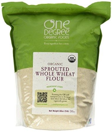 One Degree Organic Foods Organic Sprouted Whole Wheat Flour, 80 oz ...